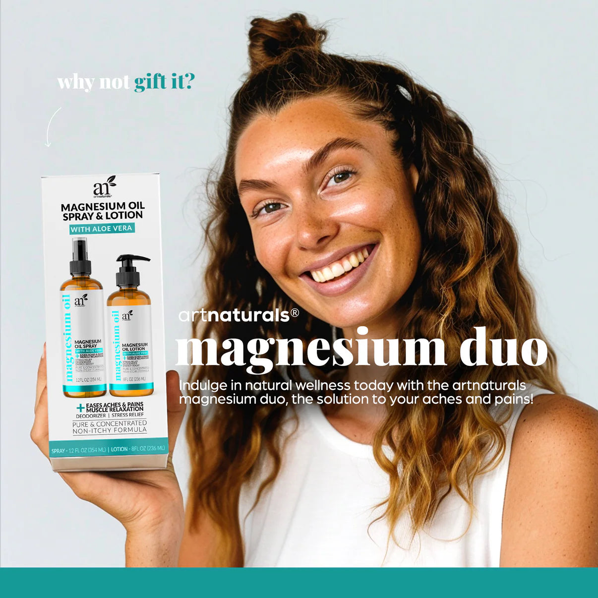 Aceite y spray de magnesio con aloe vera
