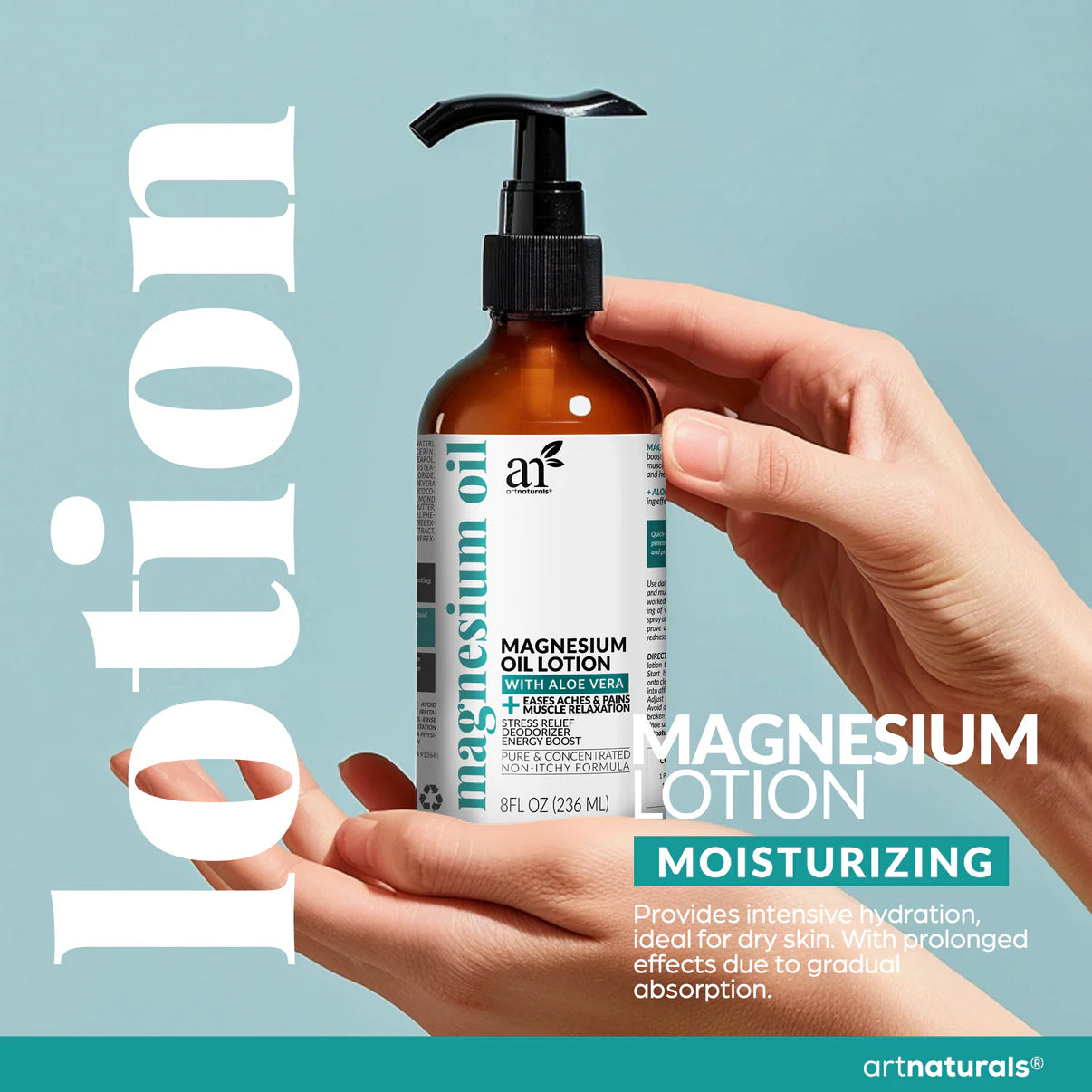 Aceite y spray de magnesio con aloe vera
